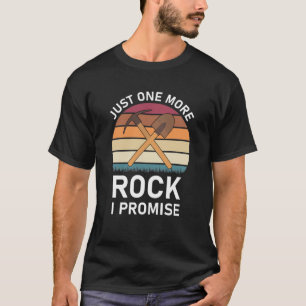 Camiseta só mais uma rocha prometo - Geologista / Geologia