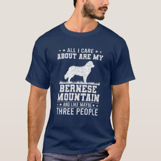 Camiseta Só Me Preocupo Com Minha Montanha Bernesa Como 3 P