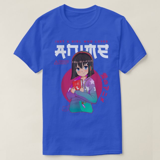 Camiseta Só Menina Adora Anime Desenhando Ramen Manga Otaku (Frente do Design)