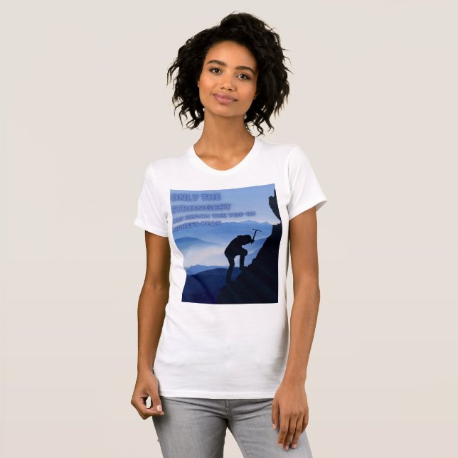 Camiseta Só os mais fortes (Frente Completa)