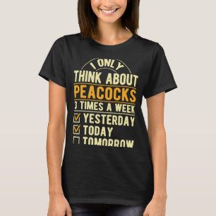 Camiseta Só Penso No Humor Peacocks
