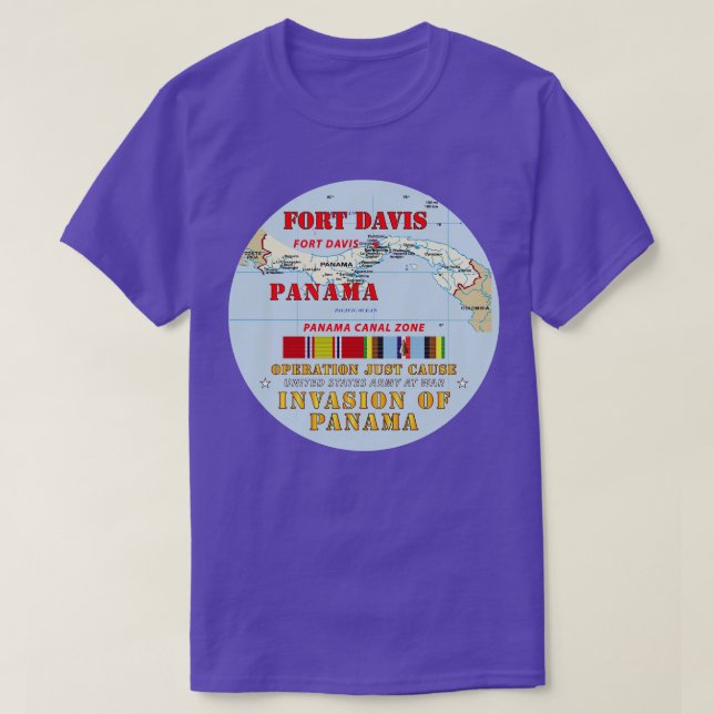 Camiseta Só Porque Ft Davis CZ w Map w Svc Fitas (Frente do Design)