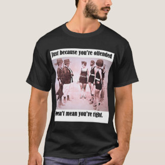 Camiseta "Só porque você está ofendido... "