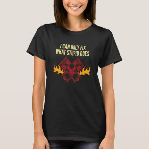 Camiseta Só Posso Corrigir O Reparo Automático Mecânico Do