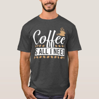 Camiseta só preciso de café 2