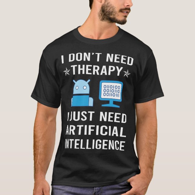 Camiseta Só preciso de inteligência artificial (Frente)