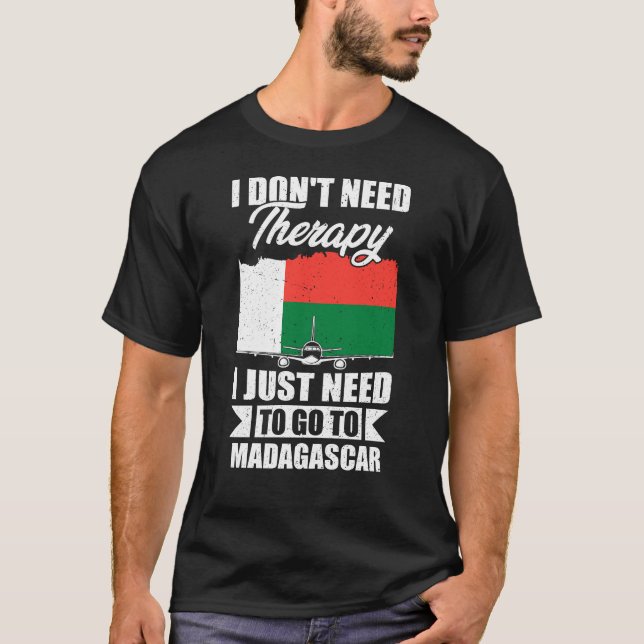Camiseta Só preciso ir a Madagascar (Frente)
