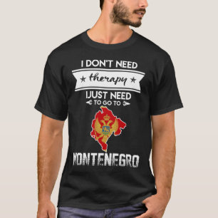 Camiseta só preciso ir ao montenegro