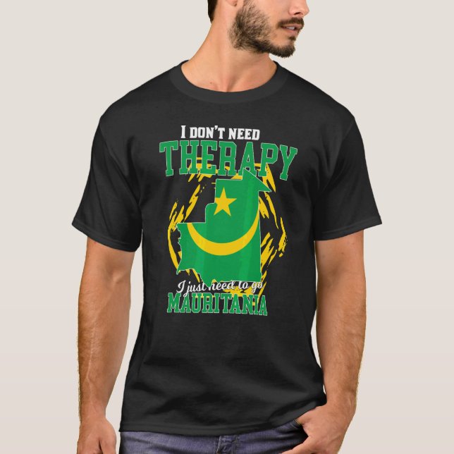 Camiseta Só Preciso Ir Para a Mauritânia (Frente)