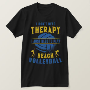 Camiseta Só Preciso Jogar Voleibol De Praia