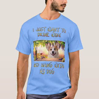 Camiseta Só Quero Beber Vinho E Pang W Pembroke Welsh Co