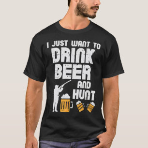Camiseta Só Quero Caçá-Lo Engraçado Caçando Pai De Caçador