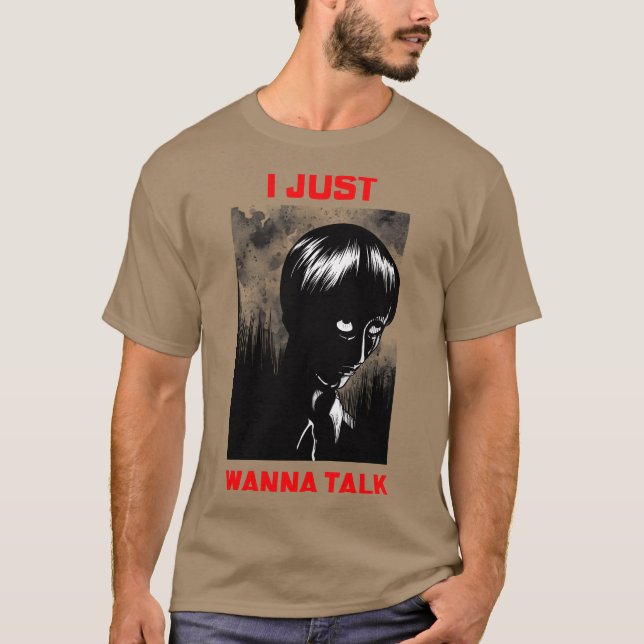 Camiseta Só quero conversar (Frente)