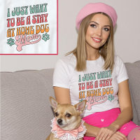 Só quero ficar em casa Cachorro mamãe Pastel