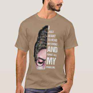 Camiseta Só Quero Ler Meus Livros, Lendo O Livro