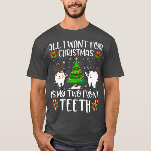 Camiseta Só quero o Natal... é a minha segunda frente.