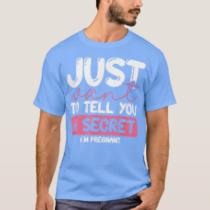 Camiseta Só quero te contar uma gravidez secreta Reveal Hu