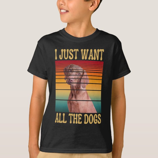 Camiseta SÓ QUERO TODOS OS CÃES T-Shirt (Frente)