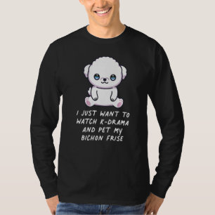 Camiseta Só Quero Ver O Drama E Pôr Meu Bichon Fri