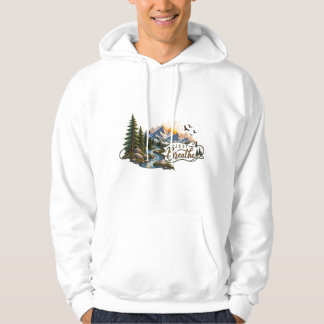 Camiseta "Só Respire" Montanha e Floresta