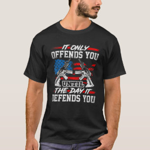 Camiseta Só Te Ofende Até O Dia Em Que Te Defende