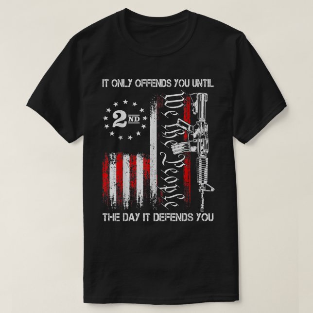 Camiseta Só Te Ofende Até O Dia Em Que Te Defende (Frente do Design)