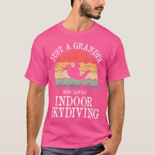 Camiseta Só Um Avô Que Ama O Skydiving Interior