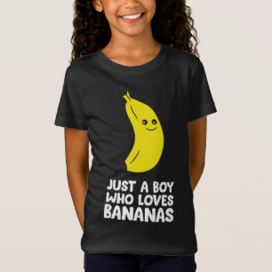 Camiseta Só um garoto que ama bananas