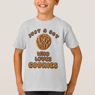 Camiseta Só um garoto que ama Cookies