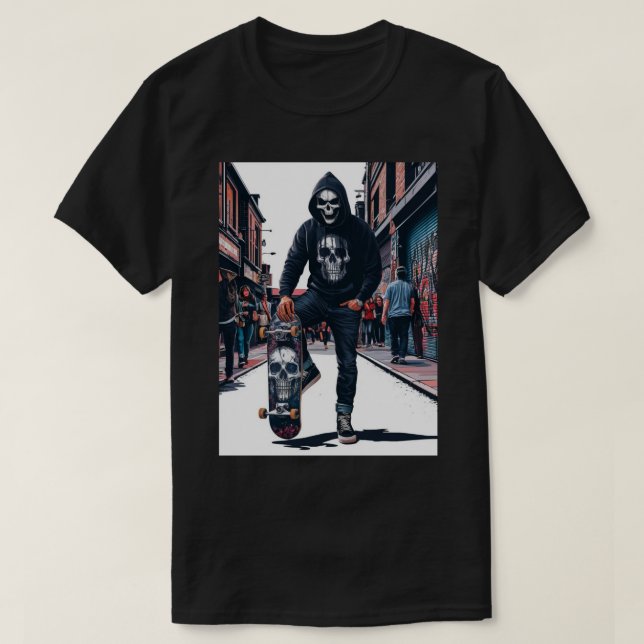 Camiseta Só um garoto que ama o skate (Frente do Design)
