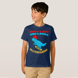 Camiseta Só um garoto que ama o skate