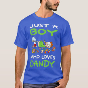 Camiseta Só Um Menino Que Adora Doces, Eu Dirijo, Eu Crianç