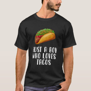 Camiseta Só Um Menino Que Adora Tacos
