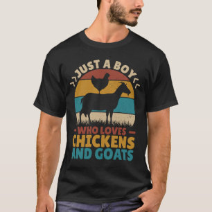 Camiseta Só Um Menino Que Ama Galinha Gosta De Fazenda Anim