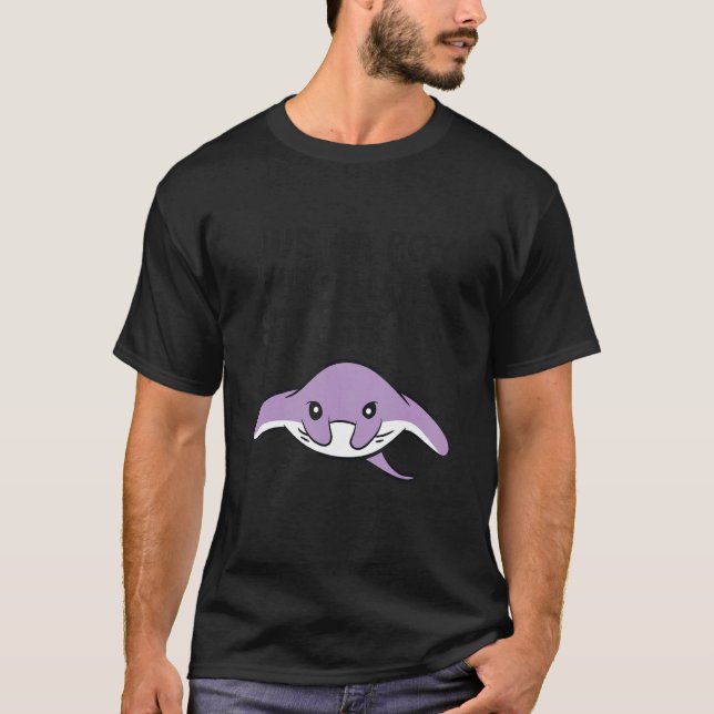 Camiseta Só um menino que ama os Stingrays (Frente)