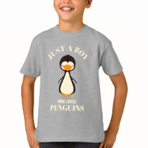 Só um menino que ama Pinguins