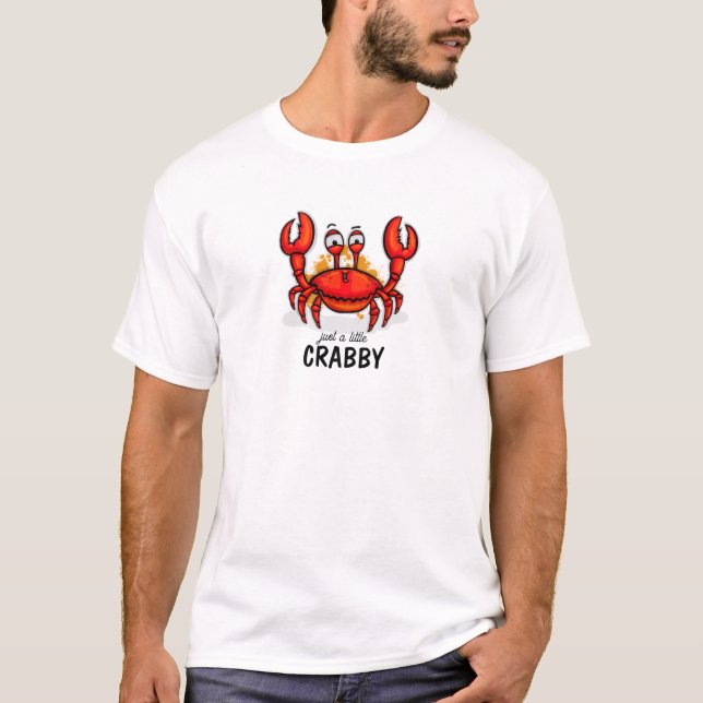 Camiseta Só um pouco de Crabby (Frente)