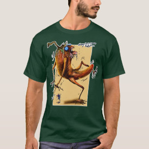 Camiseta Só um pouco moussa dizendo olá a um monstro