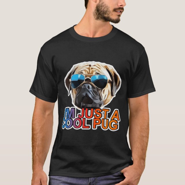 Camiseta Só um Pug Legal (Frente)