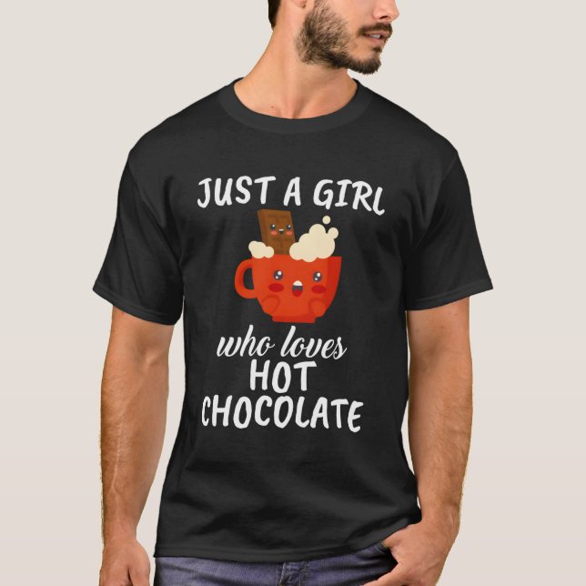 Camiseta Só Um Que Adora Chocolate Quente (Frente)