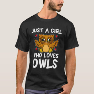 Camiseta Só Um Que Adora Coruja Noite