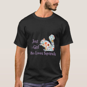 Camiseta Só Um Que Ama Esquilos Para
