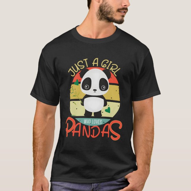 Camiseta Só Um Que Ama O Urso Panda Pandas (Frente)