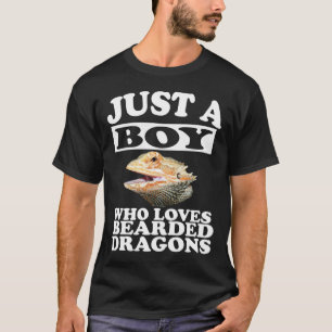 Camiseta Só Um Rapaz Que Adora Dragões Com Barras