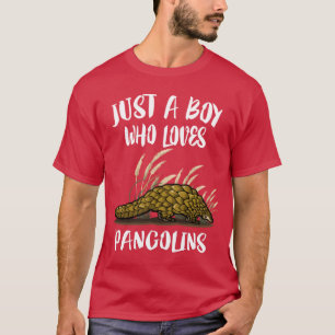 Camiseta Só Um Rapaz Que Adora Pangolins