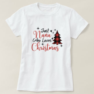 Camiseta Só uma avó que ama o Natal