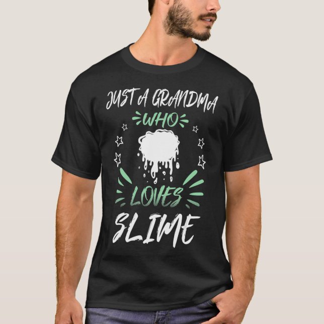 Camiseta Só Uma Avó Que Ama Slime (Frente)