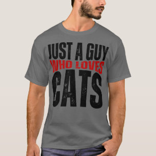 Camiseta Só Uma Cara Que Ama Gatos Engraçados, Gato,
