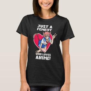 Camiseta Só Uma Femboy Que Adora! - Presente Legal e divert