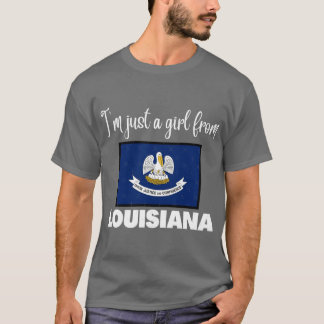 Camiseta Só uma garota do orgulho do Estado design para mul
